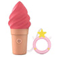 Cand'ice Rechargeable Silicone Clitoral Stimulator - Raspberry Jolly - Red