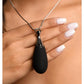 Charmed 10x Vibrating Silicone Teardrop Necklace Rechargeable Stimulator
