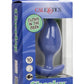 Cheeky Rechargeable Silicone Glow In The Dark Butt Plug - Blue/Glow In The Dark - Large
