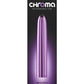 Chroma Classic Rechargeable Vibrator - Purple - 7in