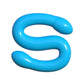 Classix Double Whammy Double Dildo - Blue - 17.25in