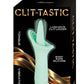 Clit-Tastic Luscious Clit Licker Rechargeable Silicone Clitoral Vibrator - Aqua/Blue