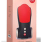 Cobra Libre II Silicone Penis Head Masturbator - Black/Red