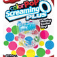 Color Pop Quickie Screaming O Plus Vibrating Ring Silicone Cock Ring - Blue