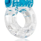Color Pop Quickie Screaming O Plus Vibrating Ring Silicone Cock Ring