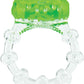 Color Pop Quickie Screaming O Vibrating Ring Silicone Cock Ring - Green