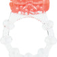 Color Pop Quickie Screaming O Vibrating Ring Silicone Cock Ring - Orange