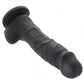 Colours Pleasures Silicone Vibrating Dildo with Balls