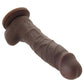 Colours Pleasures Silicone Vibrating Dildo with Balls
