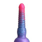 Colours Stacked Silicone Dildo - Blue/Pink - 6in