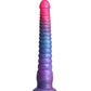 Colours Stacked Silicone Dildo - Blue/Pink - 9in