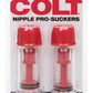Colt Nipple Pro Suckers - Red