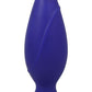 Corked Silicone Anal Plug - Blue - Medium