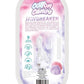 Cotton Candy Jawbreaker Rechargeable Silicone Vibrator with Clitoral Stimulator