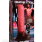 Creature Cocks Deluxe Centaur Thrusting and Vibrating Rechargeable Silicone Dildo - Brown/Pink