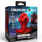 Creature Cocks Dragonspawn Silicone Butt Plug - Red - Medium