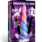 Creature Cocks Dream Rider Silicone Dildo - Multicolor