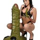 Creature Cocks Giant Swamp Monster Scaly Silicone Dildo