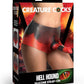 Creature Cocks Hell Hound Silicone Strap-On - Red