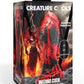 Creature Cocks Inferno Cock Vibrating Silicone Dildo - Black/Red