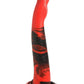 Creature Cocks King Cobra Long Silicone Dildo - Black/Red - Large - 14in