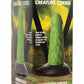 Creature Cocks Radioactive Reptile Silicone Dildo - Green - 7.5in