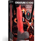 Creature Cocks Ramming Hound Thrusting and Vibrating Rechargeable Silicone Dildo - Brown/Red
