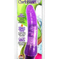 Crystal Caribbean Number 1 Jelly Vibrator - Purple - 8.5in