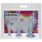 Crystal Jellies Anal Initiation - Clear - 3 Piece Kit