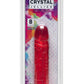 Crystal Jellies Classic Dildo - Pink - 8in