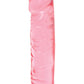 Crystal Jellies Classic Dildo - Pink - 8in