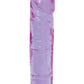 Crystal Jellies Classic Dildo - Purple - 8in