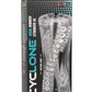 Cyclone Dual Ribbed Stroker - Clear - XLarge