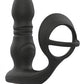 Cyrus App Control Thrusting Rechargeable Prostate Massager with Cock Ring - Black