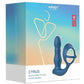 Cyrus App Control Thrusting Rechargeable Prostate Massager with Cock Ring - Blue