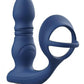 Cyrus App Control Thrusting Rechargeable Prostate Massager with Cock Ring - Blue