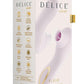 Delice Fleus Air Pulsing Vibe Rechargeable Silicone Clitoral Vibrator - Barely - Purple