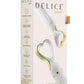Delice Heartthrob Rechargeable Silicone Vibrator - White Bouquet - White