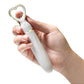 Delice Heartthrob Rechargeable Silicone Vibrator - White Bouquet
