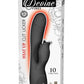 Devine Vibes Heat-Up Clit Licker Rechargeable Silicone Warming Vibrator - Black