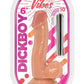 Dickboy Vibes Rechargeable Silicone Multi Speed Dildo - Vanilla - 6in