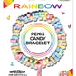 Dicky Charms Multi Flavored Penis Shaped Candy In A Super Stretch Bracelet - Multicolor