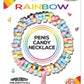 Dicky Charms Multi Flavored Penis Shaped Candy In A Super Stretch Necklace - Multicolor