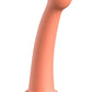 Dillio Platinum Secret Explorer Silicone Dildo - Orange - 6in