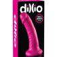 Dillio Realistic Slim Dildo - Pink - 6in