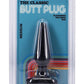 Doc Johnson Classic Butt Plug - Black - Medium