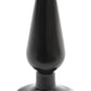Doc Johnson Classic Butt Plug - Black - Medium
