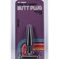 Doc Johnson Classic Butt Plug - Black - Small