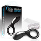 Doctor Love's Zinger Plus Silicone Rechargeable Vibrating Cock Ring - Black
