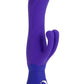 Double Dancer Silicone Rabbit Vibrator - Purple